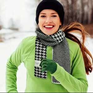 NEW!  Black & White Scarf - BTQ